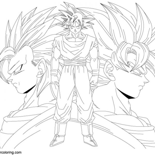 Dragon Ball Super Coloring Pages Free Printable Coloring Pages