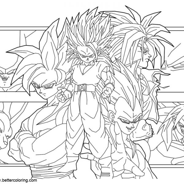 Dragon Ball Super Coloring Pages Goku Free Printable Coloring Pages