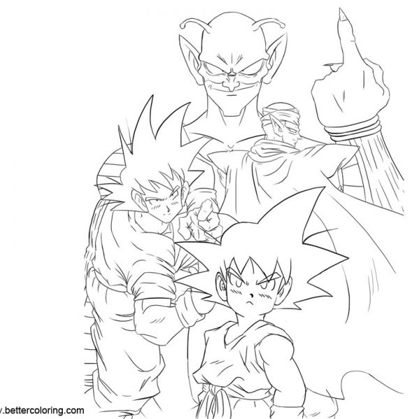 Dragon Ball Super Coloring Pages DBZ Kai Movie 10 by kingvegito - Free