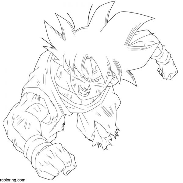 Dragon Ball Super Coloring Pages - Free Printable Coloring Pages
