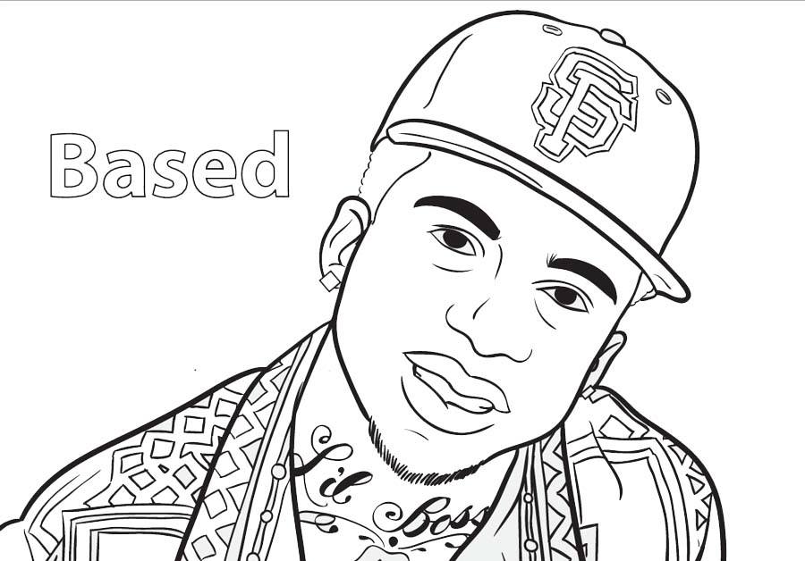 Drake Coloring Pages Fan Drawing - Free Printable Coloring Pages