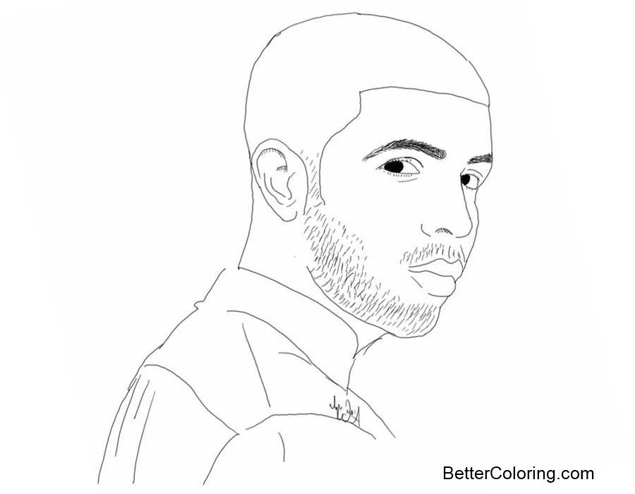 Drake Coloring Pages by randomginger - Free Printable Coloring Pages