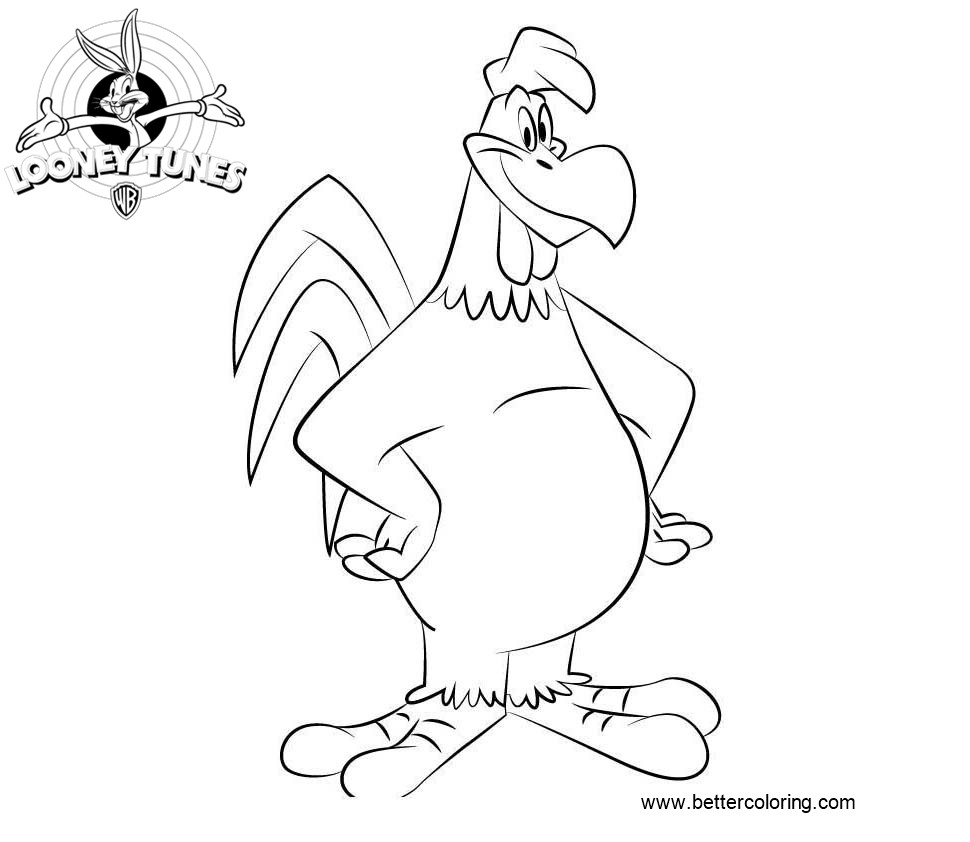 Free Foghorn Leghorn from Looney Tunes Coloring Pages printable