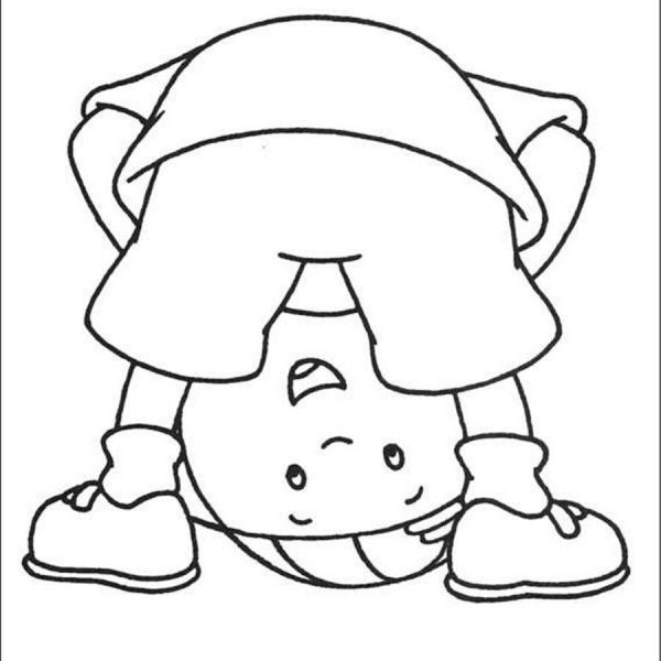 Download Caillou Coloring Pages Black and White - Free Printable Coloring Pages