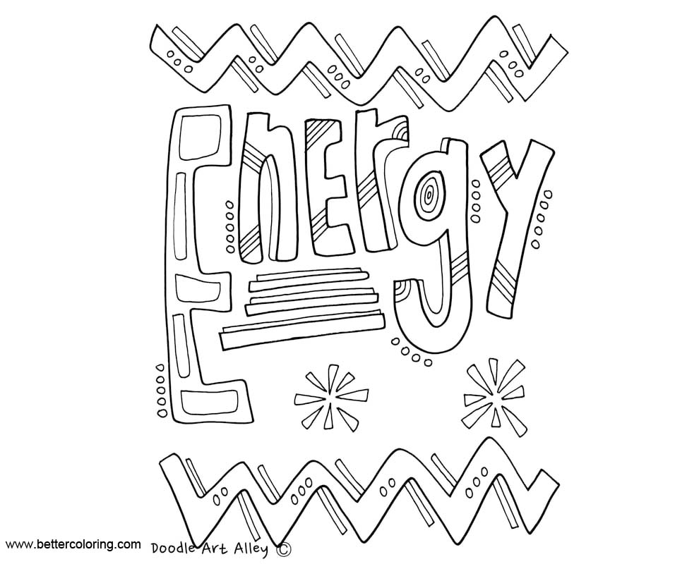 Free Growth Mindset Coloring Pages Energy printable