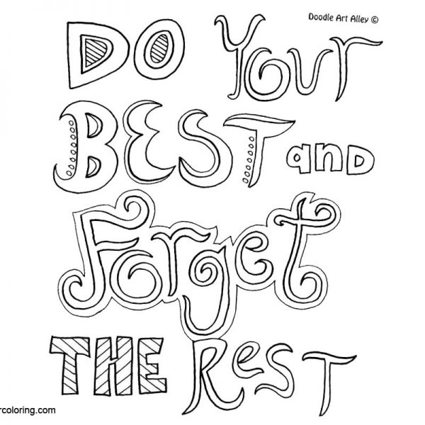 Growth Mindset Coloring Pages I Can Do Hard Things - Free Printable