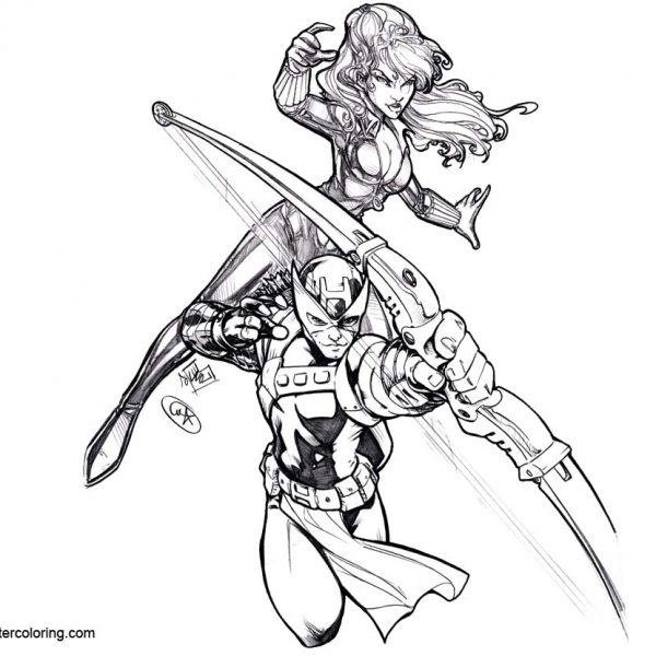 LEGO Black Widow Coloring Pages - Free Printable Coloring Pages