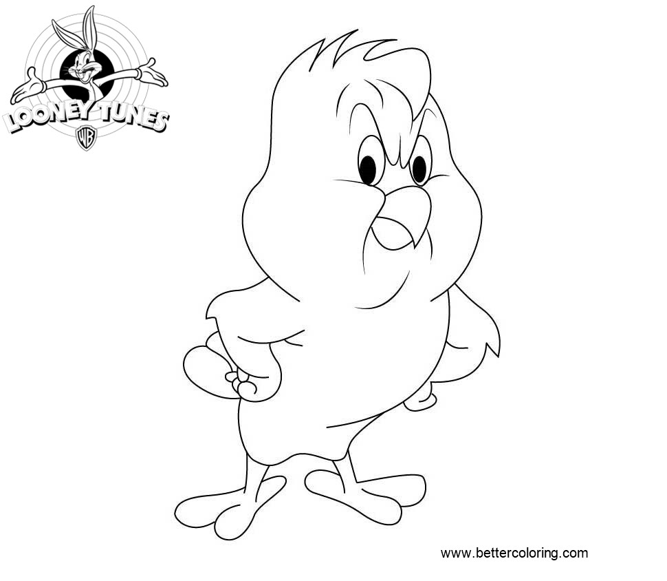 Free Henery Hawk from Looney Tunes Coloring Pages printable