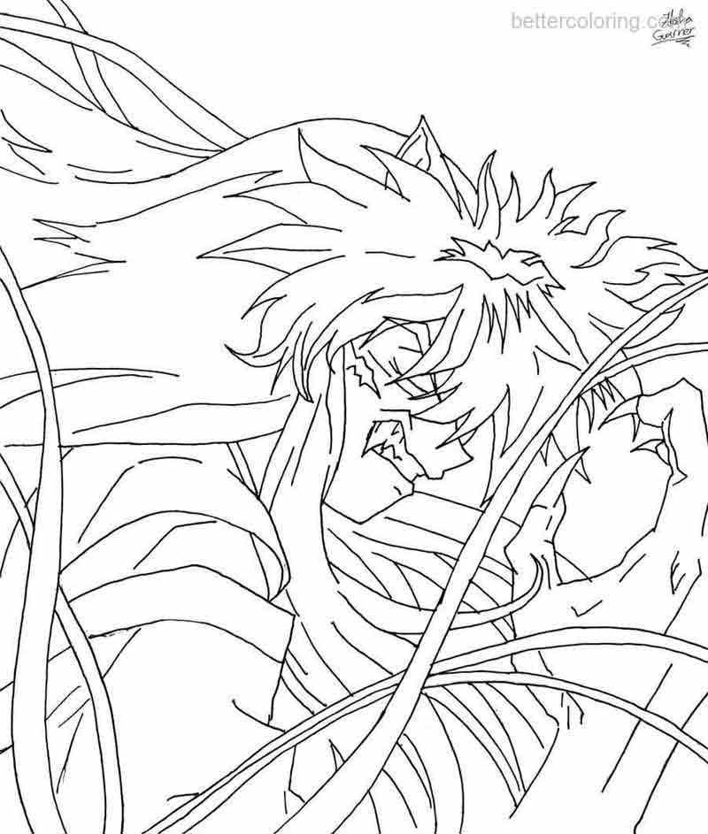 InuYasha Coloring Pages by suuki162006 - Free Printable Coloring Pages