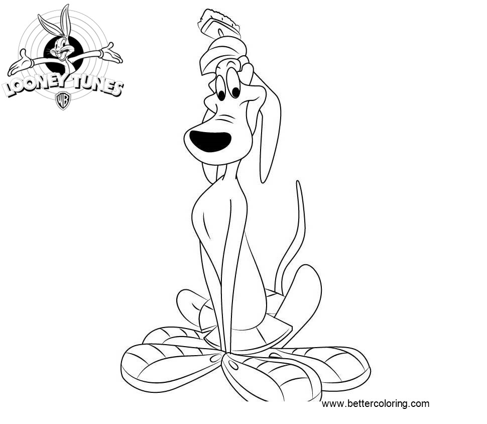 Free K-9 from Looney Tunes Coloring Pages printable