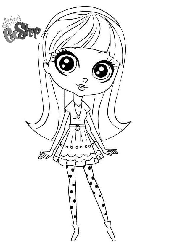 Littlest Pet Shop Coloring Pages Blythe Baxter - Free Printable ...