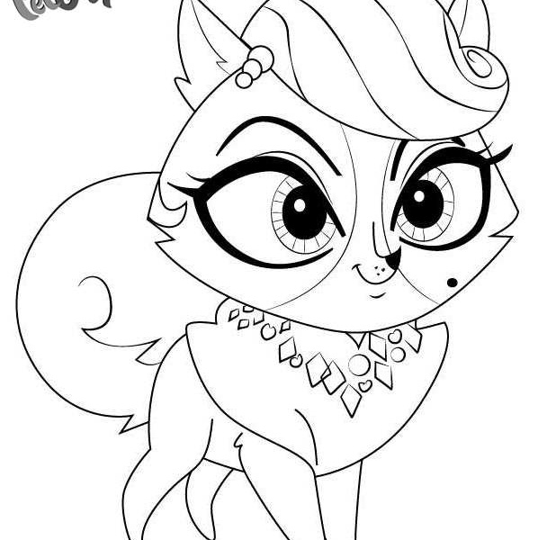 Littlest Pet Shop Coloring Pages Digby - Free Printable Coloring Pages