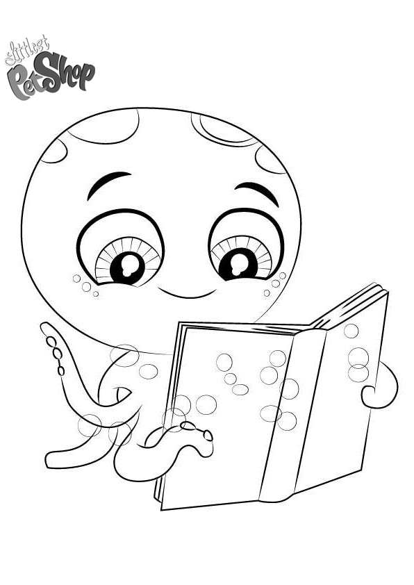 Free Littlest Pet Shop Coloring Pages Ollie Arms printable