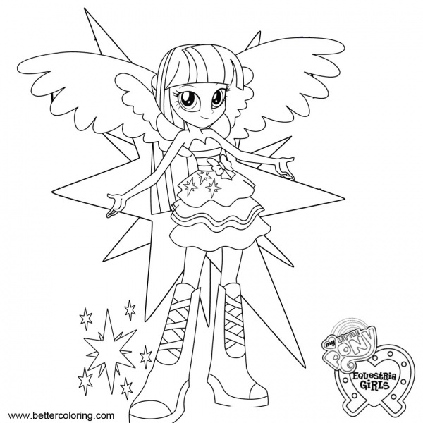 My Little Pony Equestria Girls Coloring Pages Rarity - Free Printable