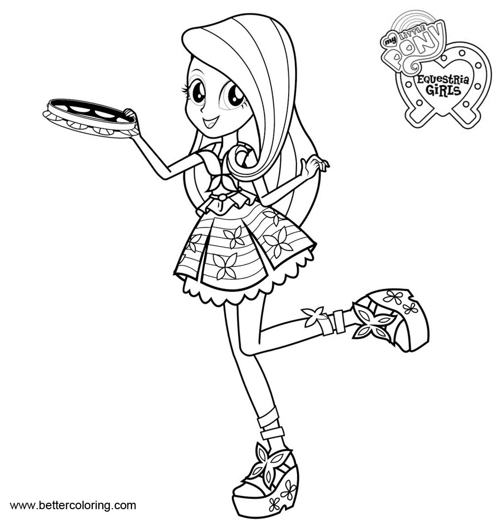 Free MLP Equestria Girls Coloring Pages printable