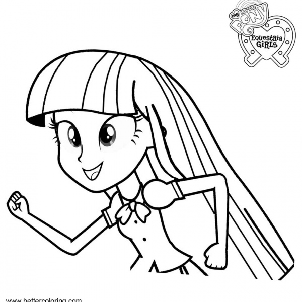 Fluttershy from My Little Pony Equestria Girls Coloring Pages - Free ...
