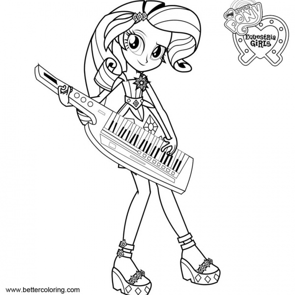 Rarity from My Little Pony Equestria Girls Coloring Pages - Free ...