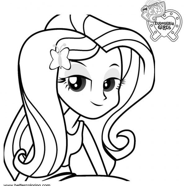 Rainbow Dash from Equestria Girls Coloring Pages Free Printable