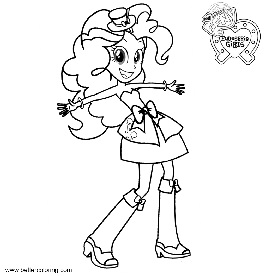 Free My Little Pony Equestria Girls Coloring Pages Outline printable