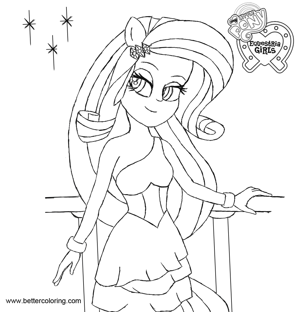 Free My Little Pony Equestria Girls Coloring Pages by deannaphantom13 printable