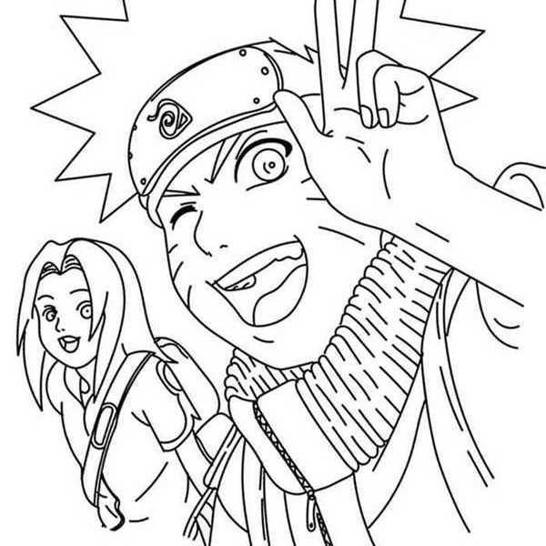 Naruto Coloring Pages Black and White Free Printable Coloring Pages