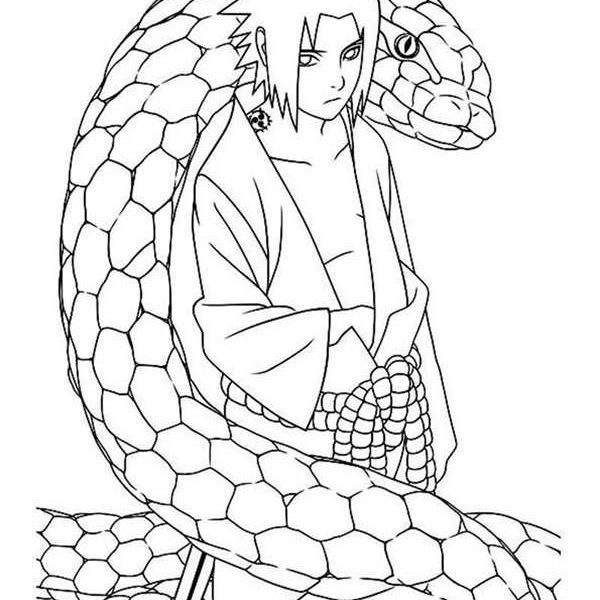 Naruto Coloring Pages Hashirama Senju - Free Printable Coloring Pages