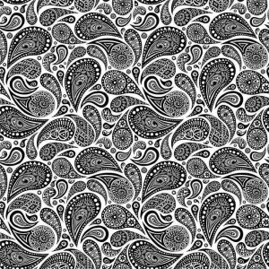 Paisley Coloring Pages Pattern for Print - Free Printable Coloring Pages