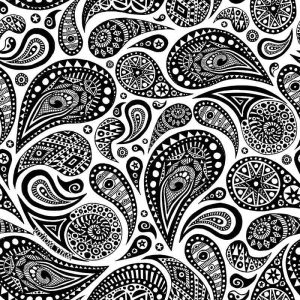 Paisley Coloring Pages Pattern for Print - Free Printable Coloring Pages