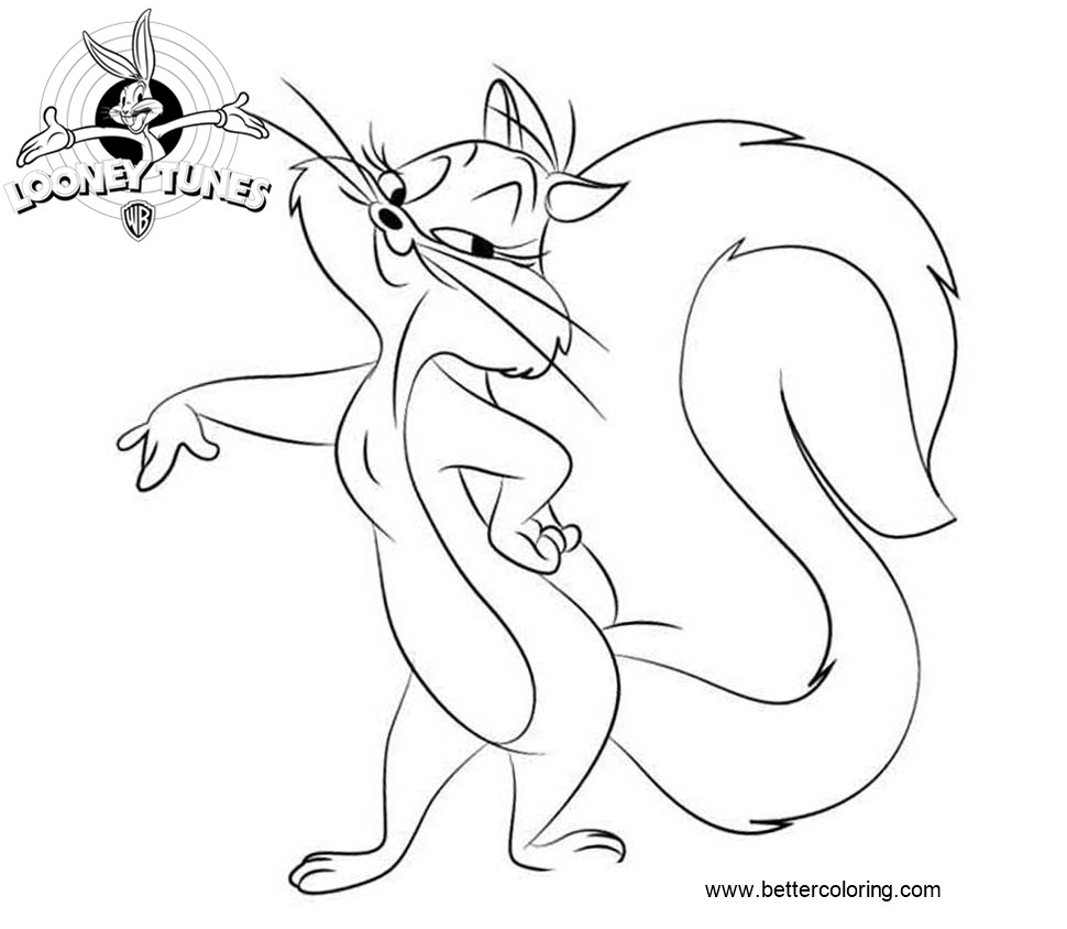 Free Penelope Pussycat from Looney Tunes Coloring Pages printable
