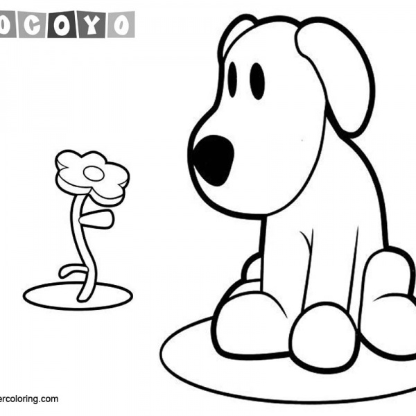 Elly from Pocoyo Coloring Pages - Free Printable Coloring Pages