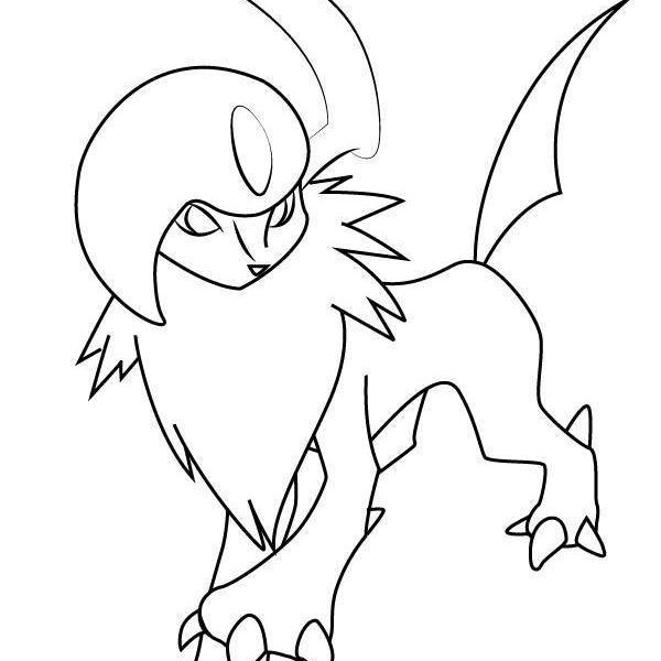 Pokemon Coloring Pages Noivern - Free Printable Coloring Pages