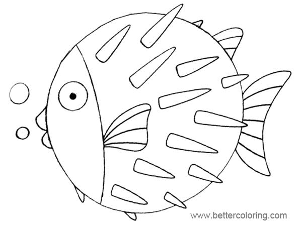Free Rainbow Fish Coloring Pages Like A Ball printable