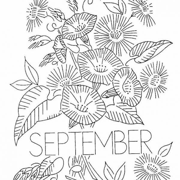 September Coloring Pages - Free Printable Coloring Pages