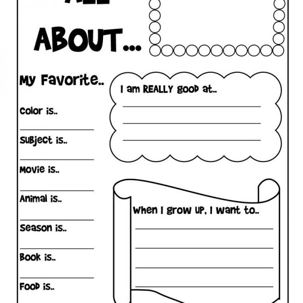 Read All About ME Coloring Pages Worksheets - Free Printable Coloring Pages