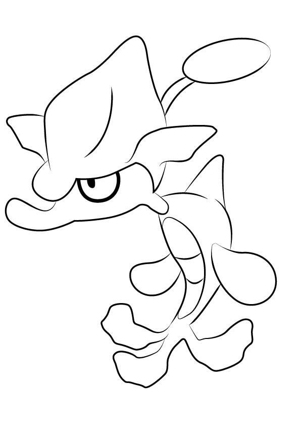 Free Skrelp from Pokemon Coloring Pages printable