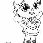 True and the Rainbow Kingdom Coloring Pages True and Bartleby Line ...