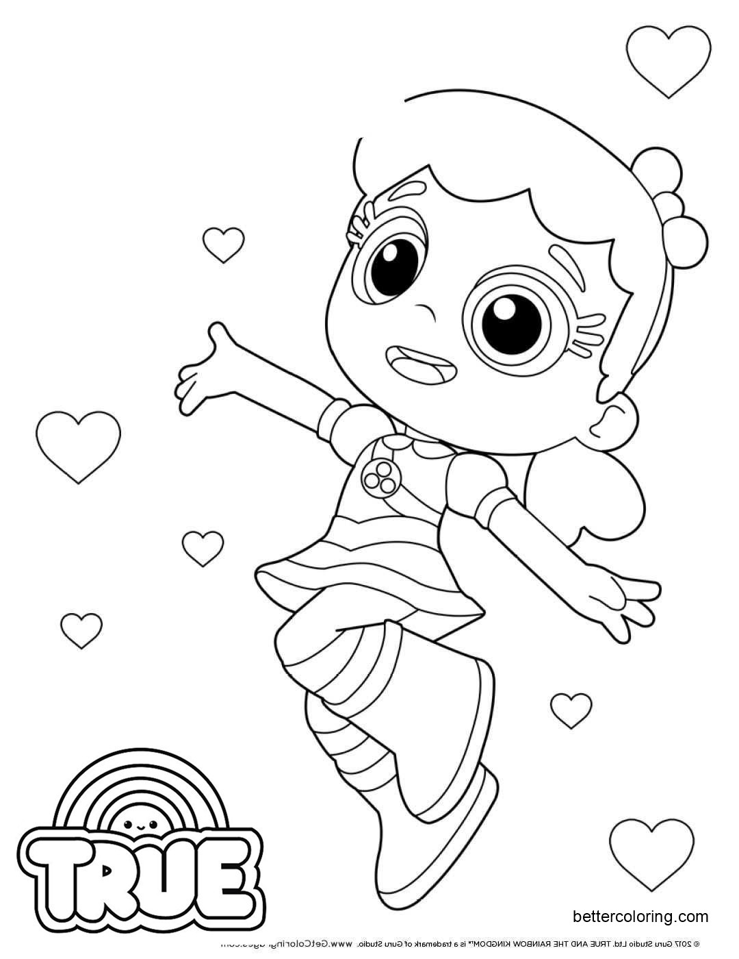 Download True and the Rainbow Kingdom Coloring Pages Clip Art ...