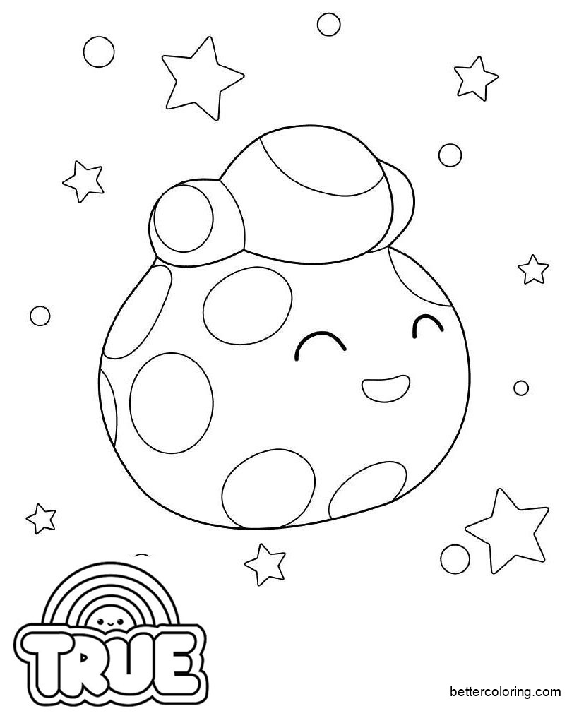 True and the Rainbow Kingdom Coloring Pages Hushabye - Free Printable ...