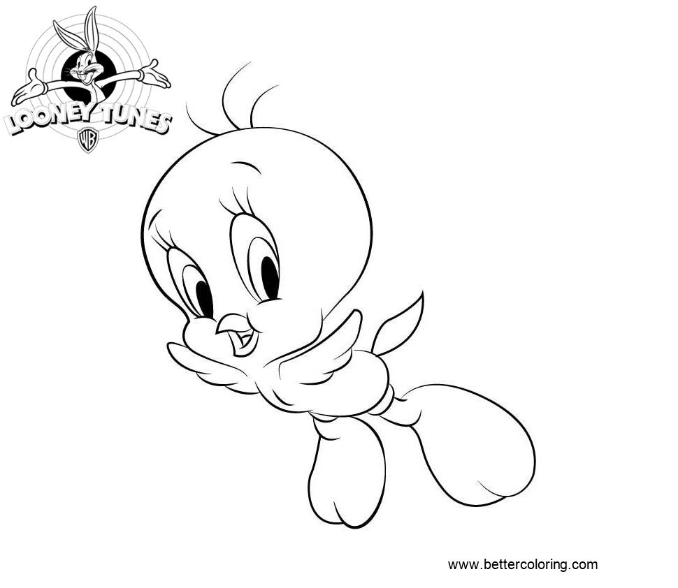 Free Tweety from Looney Tunes Coloring Pages printable