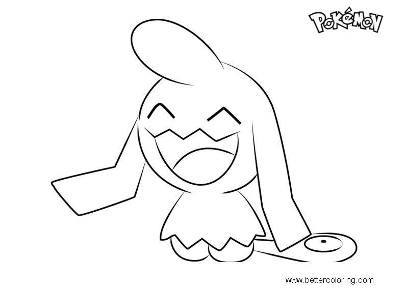 Free Wynaut from Pokemon Coloring Pages printable