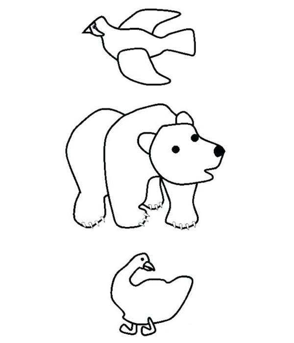 Free Brown Bear Brown Bear Coloring Pages Clipart printable