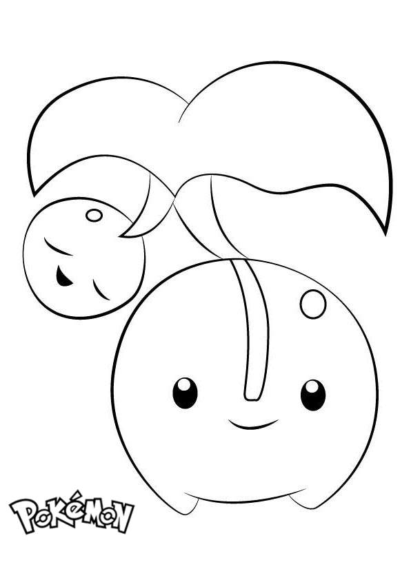 Free Cherubi from Pokemon Coloring Pages printable