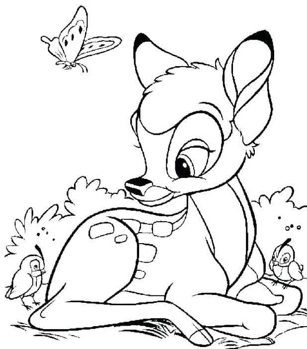 Free Deer from Sofia The First Coloring Pages printable