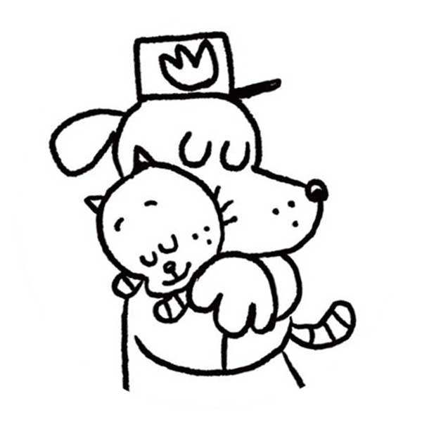 Dog Man Pages Coloring Pages