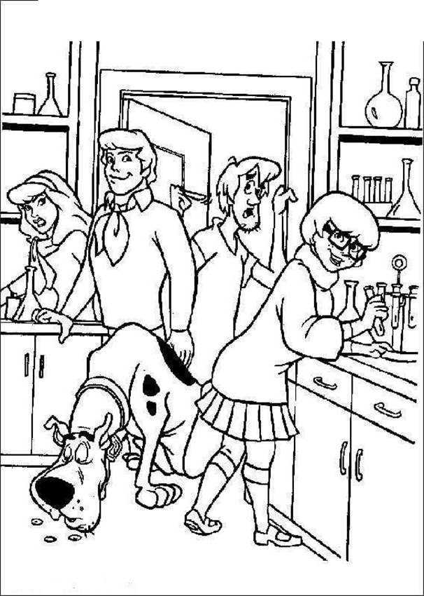 Free Free to Print Scooby Doo Coloring Pages printable