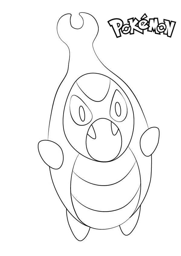 Free Karrablast from Pokemon Coloring Pages printable