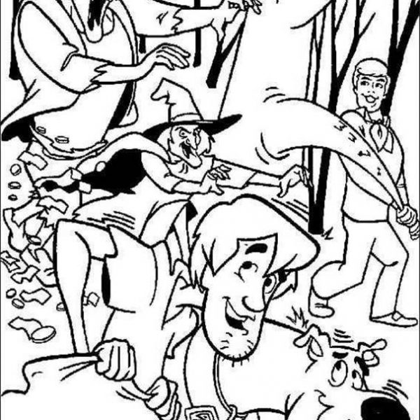 Halloween Scooby Doo Coloring Pages - Free Printable Coloring Pages