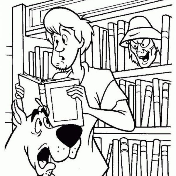Halloween Scooby Doo Coloring Pages - Scooby Doo Coloring Pages In Library 600x600
