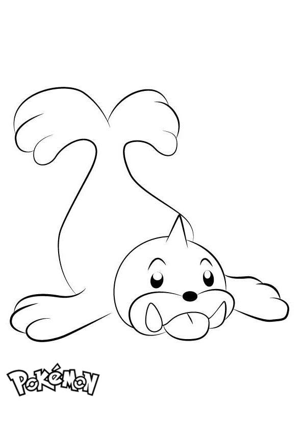 Free Seel from Pokemon Coloring Pages printable