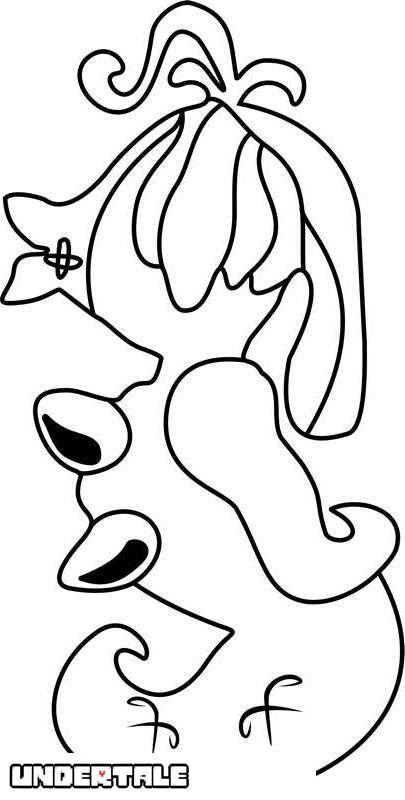 Free Shyren from Undertale Coloring Pages printable